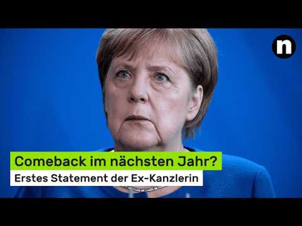 Angela Merkel: Comeback im nächsten Jahr? Erstes Statement der Ex-Kanzlerin