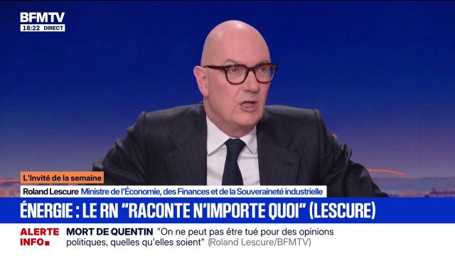 Énergie: Il n'y a pas de moratoire sur les éoliennes, déclare Roland Lescure, ministre de l'Économie