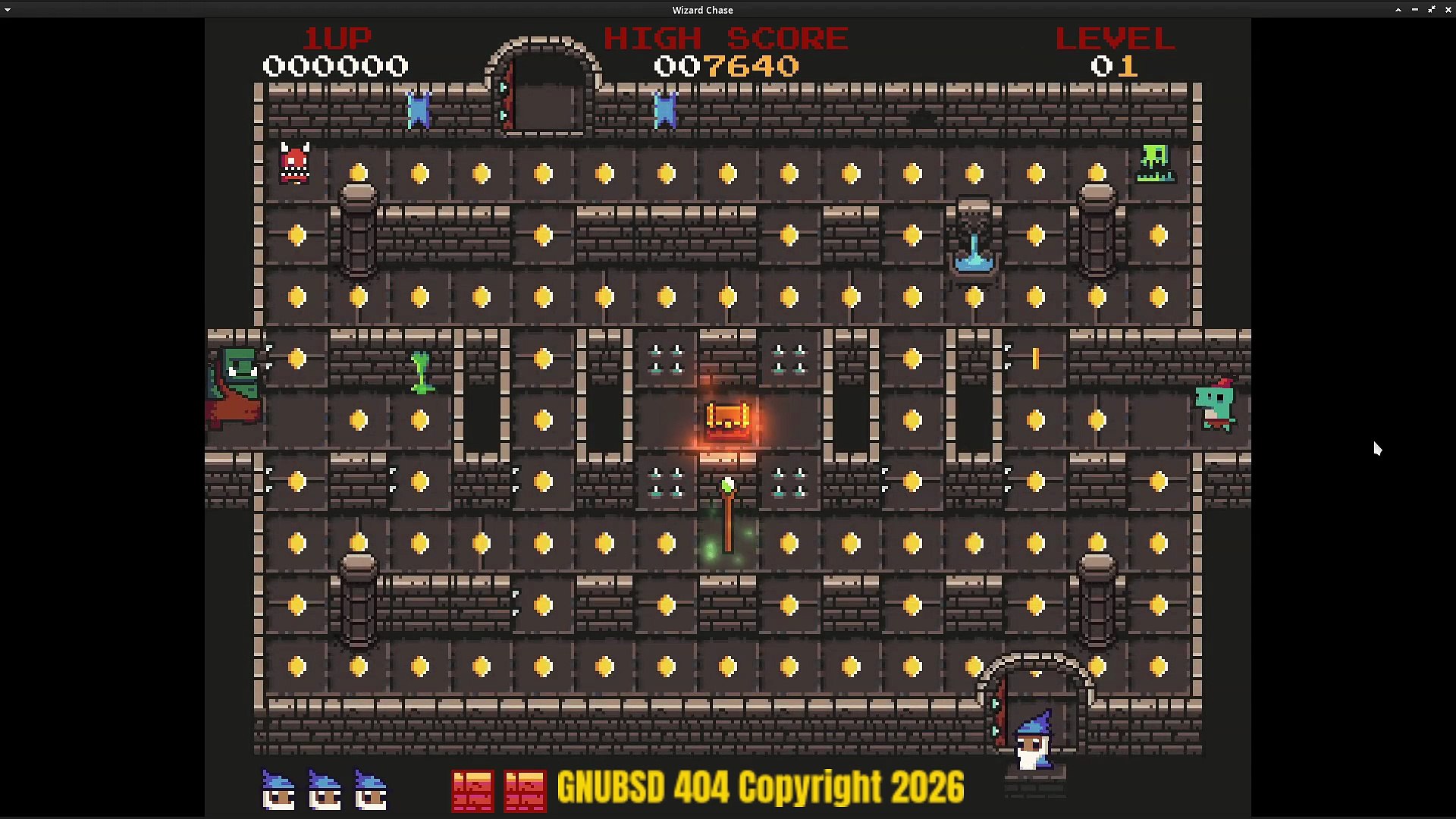 ⁣GNUBSD 404 Long N60 Wizard Chase (Linux/FreeBSD ???)