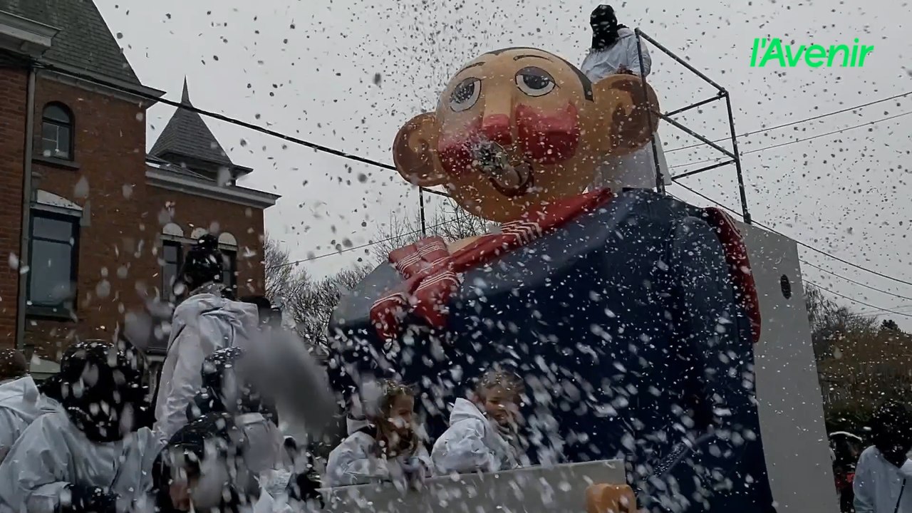 Canard, la Grosse Biesse et 50 groupes en folie ont mis le feu avant les confettis blancs lors du 66e carnaval de Marche