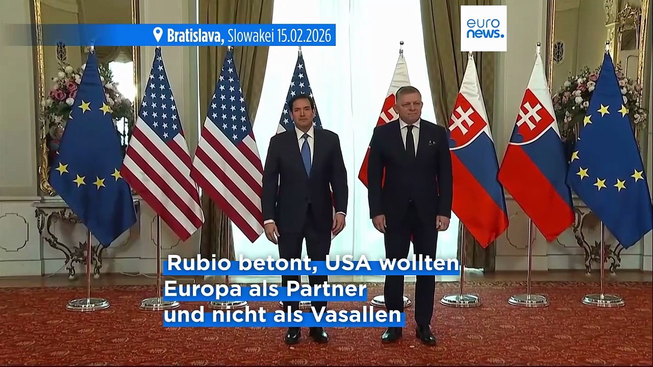 Rubio in Osteuropa: 'USA brauchen keine Vasallen'