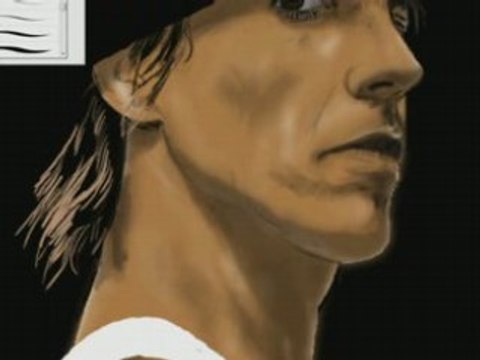 Anthony Kiedis a speedpainting by Ron Vankeeken