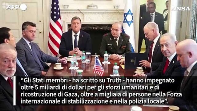 Board of Peace, giovedi' a Washington la prima riunione