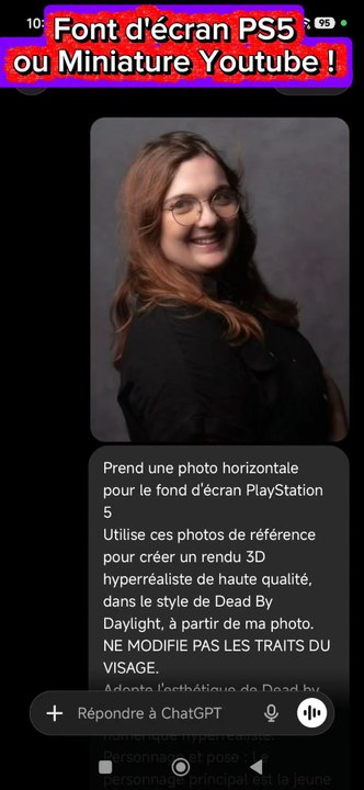 Coucou pour tes miniatures youtube ou ton fond d'écran PS5.