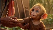 Baby Monkey Piku Living Alone