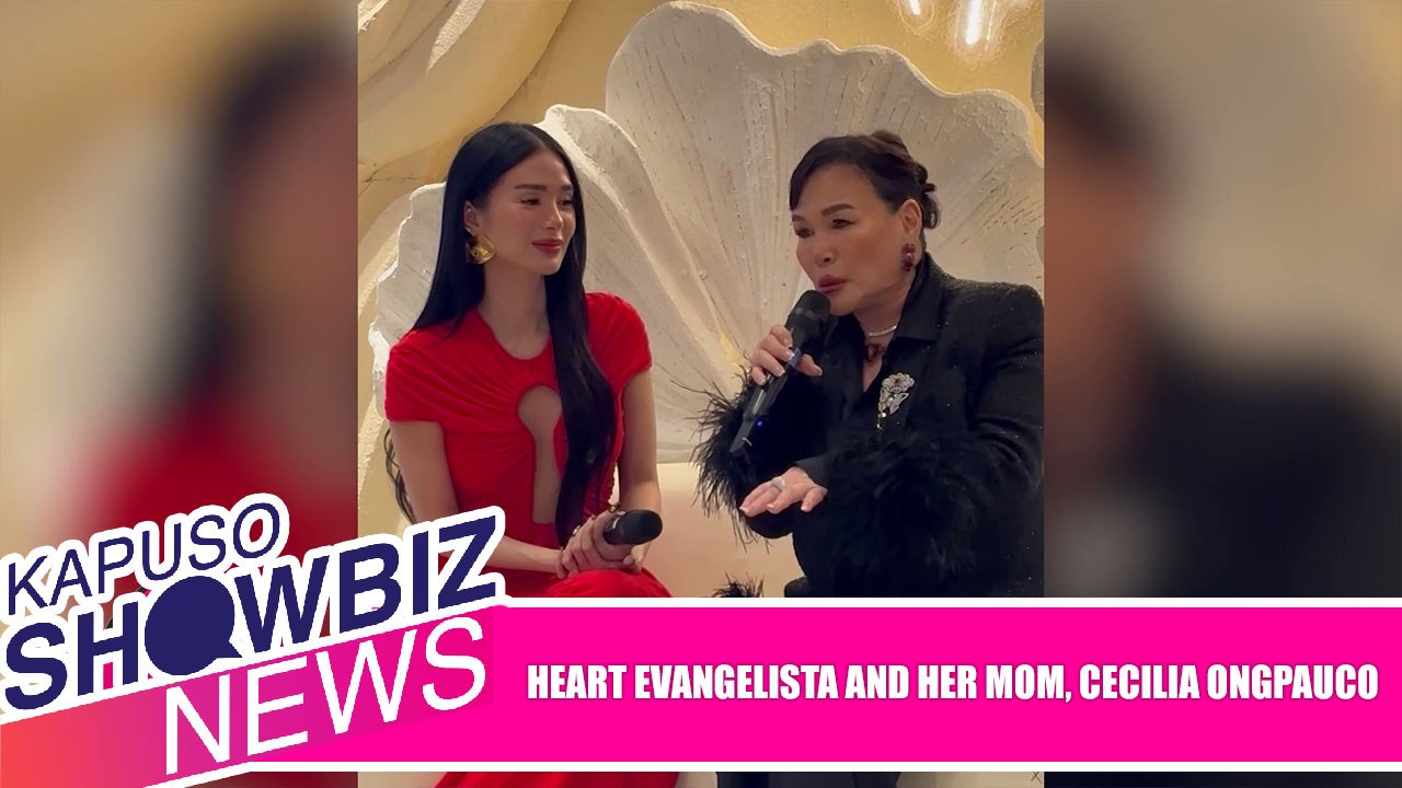 Kapuso Showbiz News: Ina ni Heart Evangelista, emosyonal nang makasama ang anak sa Paris Fashion Week