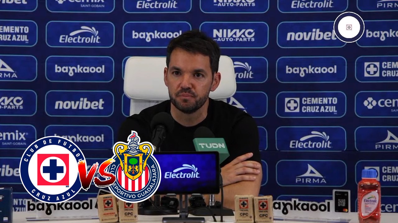 Nicolás Larcamón confía en el equipo que ha formado con Cruz Azul para enfrentar a Chivas y el resto del Clausura 2026