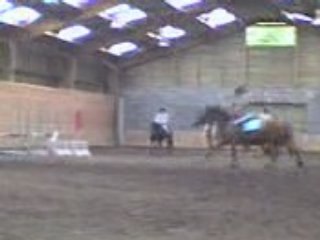 Méli et moi à l'obstacle