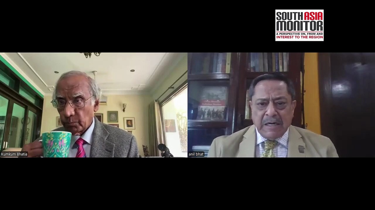 Rajiv Bhatia, former Indian Ambassador to Myanmar and Distinguished Fellow, Foreign Studies Programme, Gateway House, Mumbai speaks with Col Anil Bhat (Retd.) on  Myanmar’s post-election instability and regional implications  | SAM Conversation