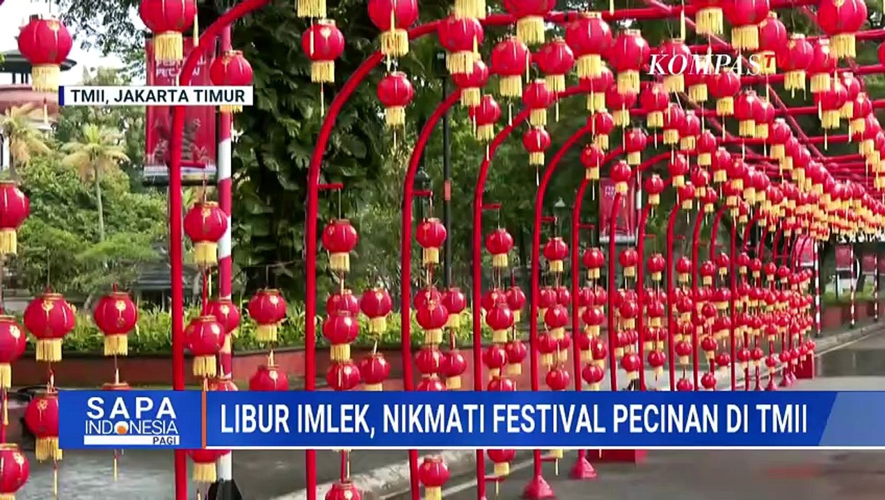 Festival Pecinan Imlek 2026 di TMII, Ada Pertunjukan Barongsai hingga Workshop Hias Lampion