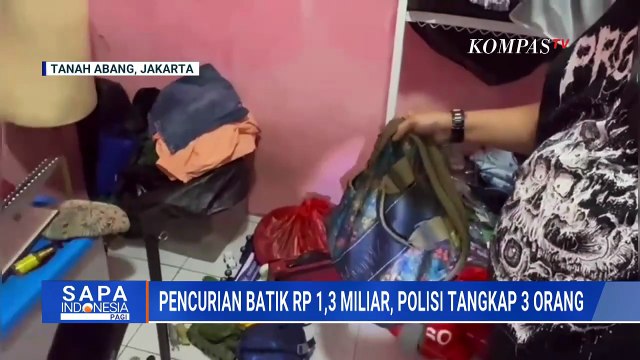 Komplotan Pencuri Batik Tulis Senilai Rp1,3 Miliar di Pameran JCC Ditangkap Polisi | SAPA PAGI