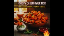 Crispy Cauliflower Fry Recipe: How to Make Spicy Gobi Pakora for Tasty Evening Snack 's