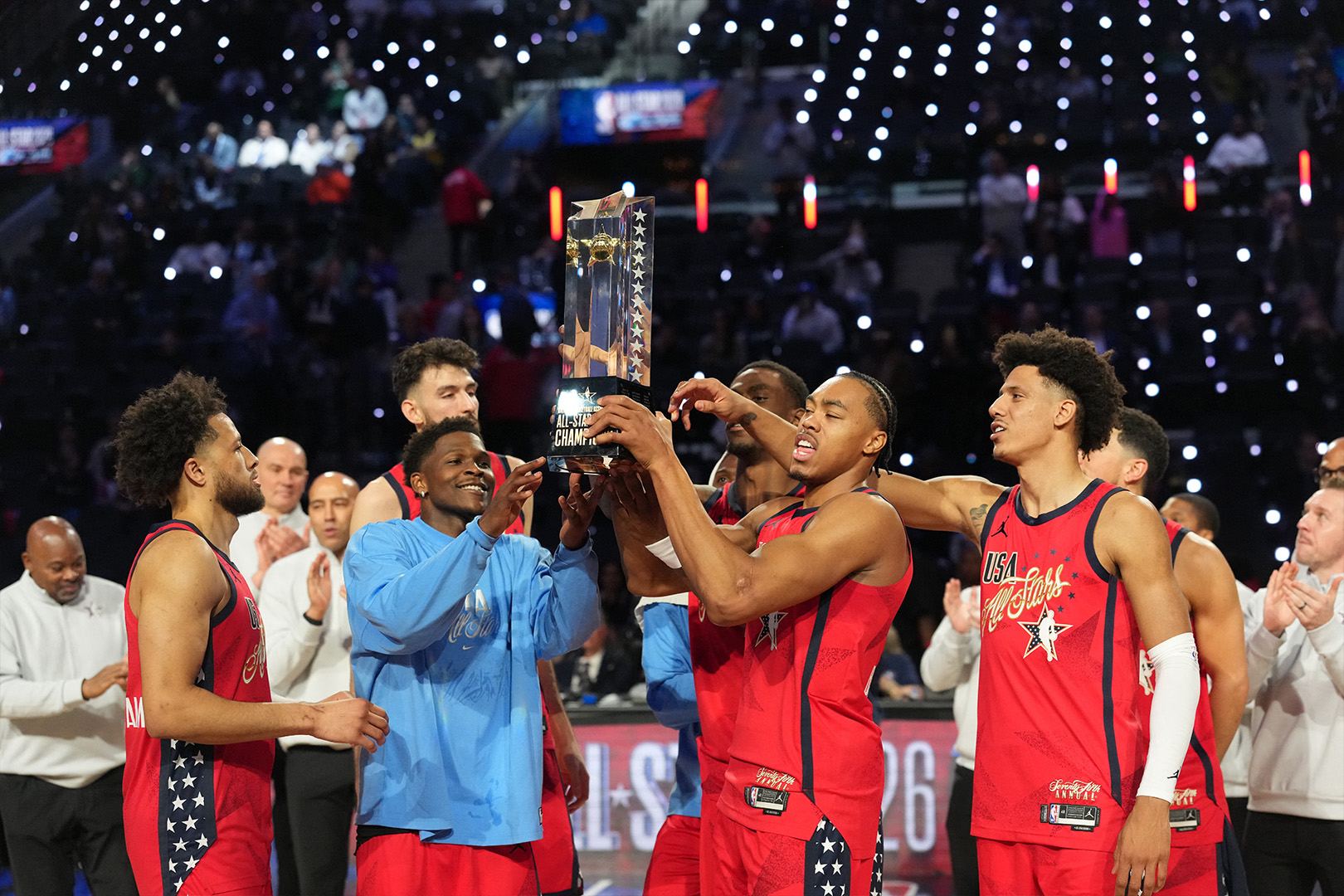 All-Star Game 2026 : Edwards MVP, la Team Stars surclasse la Team Stripes en finale !