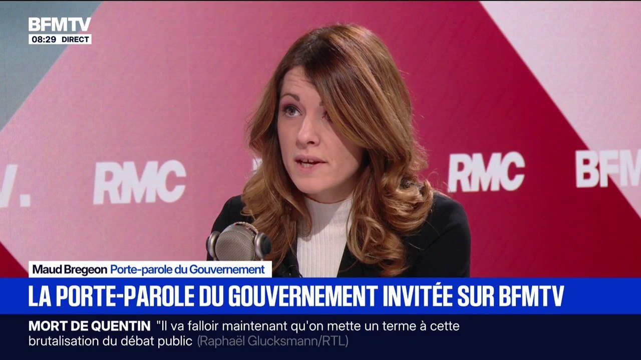 "La France insoumise encourage depuis des années un climat de violence", pointe Maud Bregeon