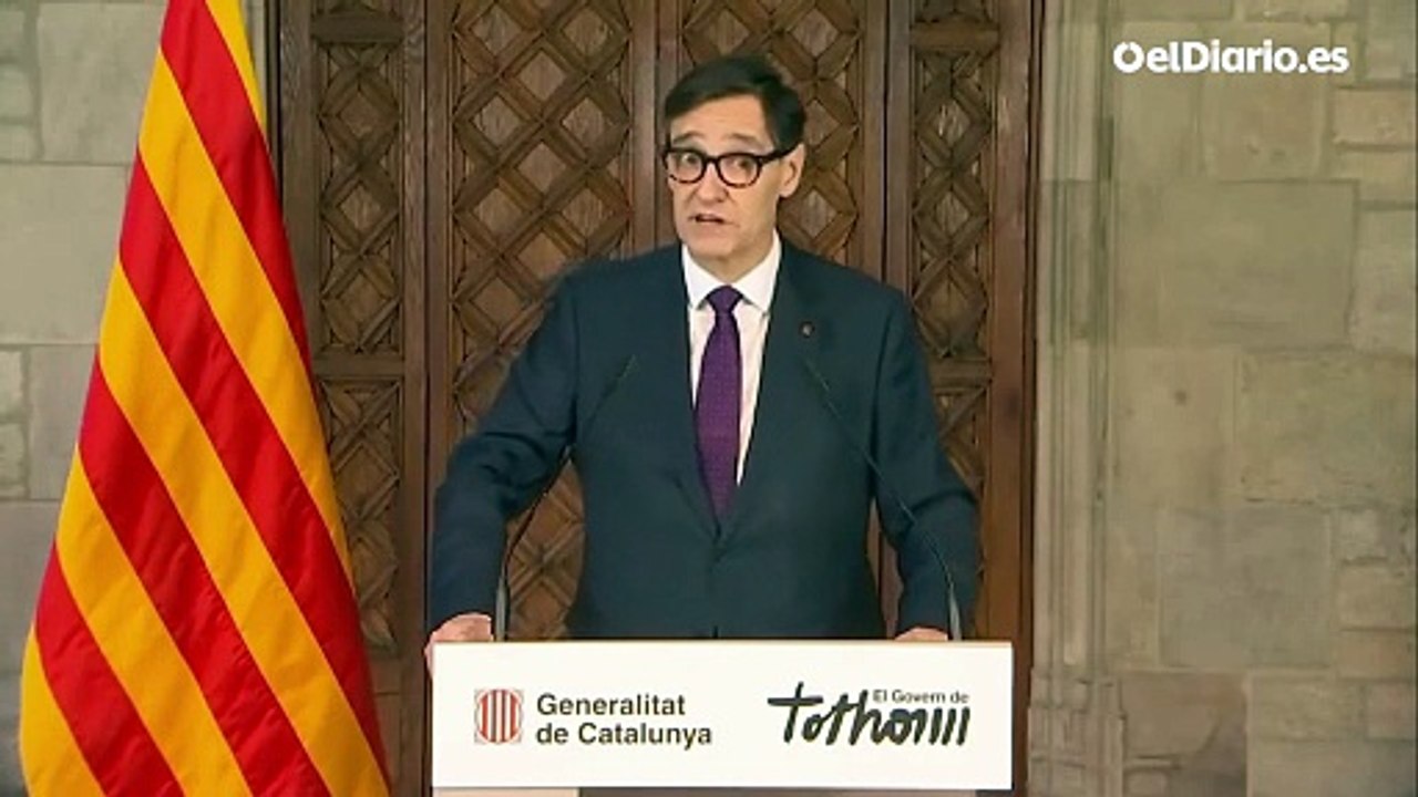Salvador Illa vuelve a coger las riendas del Govern: “Sé lo que Catalunya necesita, y lo haremos”