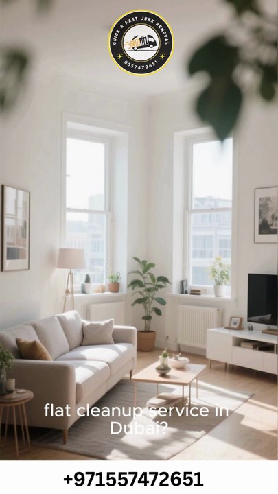 flat cleanup service Dubai