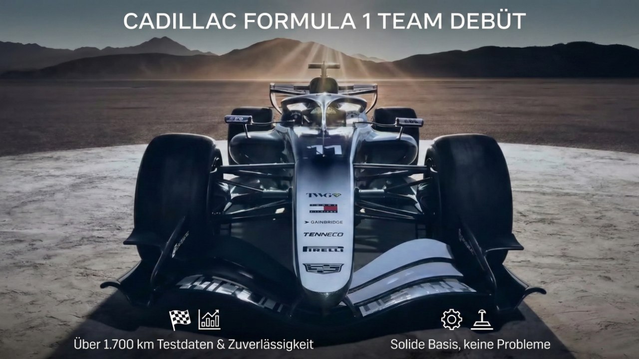 Cadillac Formula 1 Team startet ambitioniert in F1