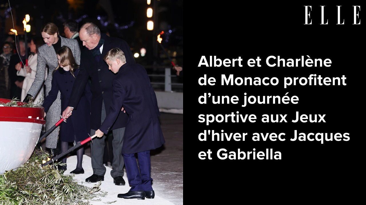 Albert et Charlène de Monaco profitent d’une journée sportive aux Jeux d'hiver avec Jacques et Gabriella