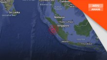 Gempa bumi sederhana 5.1 magnitud gegar Selatan Sumatera, tiada ancaman tsunami - MetMalaysia
