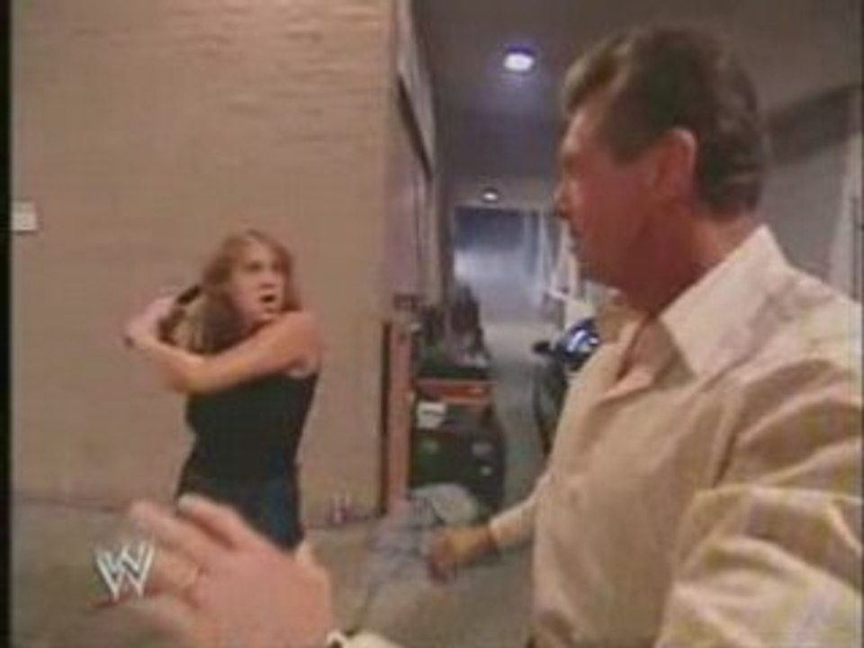 Stephanie Mcmahon hunts down Sable