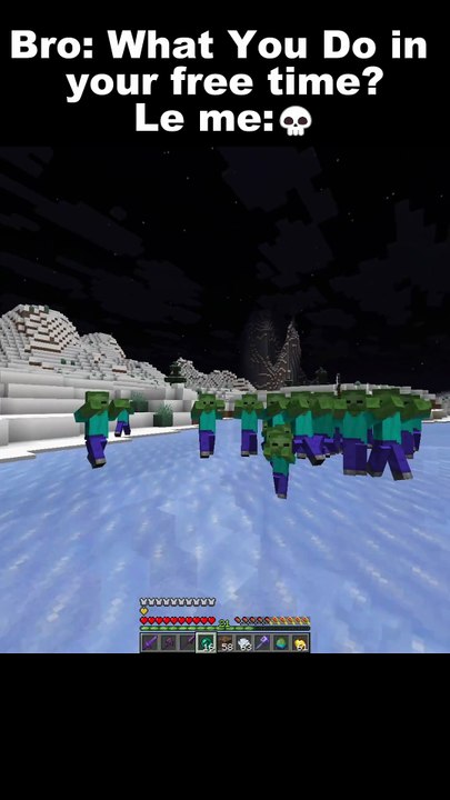 Bro What You Do in your free timeLe me💀 #minecraft #shorts #minecraftshorts
