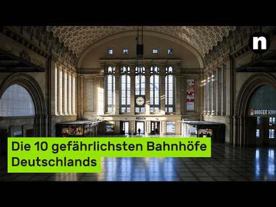 Anzahl der Gewaltdelikte steigt: Die 10 gefährlichsten Bahnhöfe Deutschlands