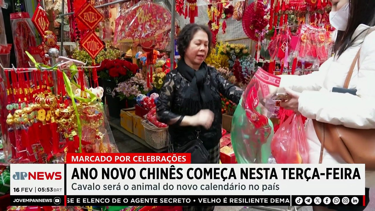 Ano Novo chinês começa nesta terça (17)