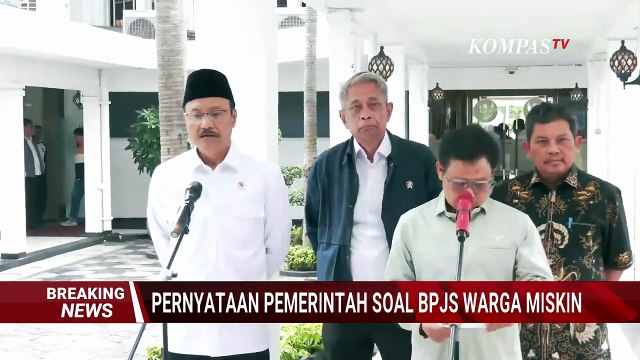 BREAKING NEWS! Mensos Beri Pernyataan soal Tindak Lanjut BPJS PBI Nonaktif