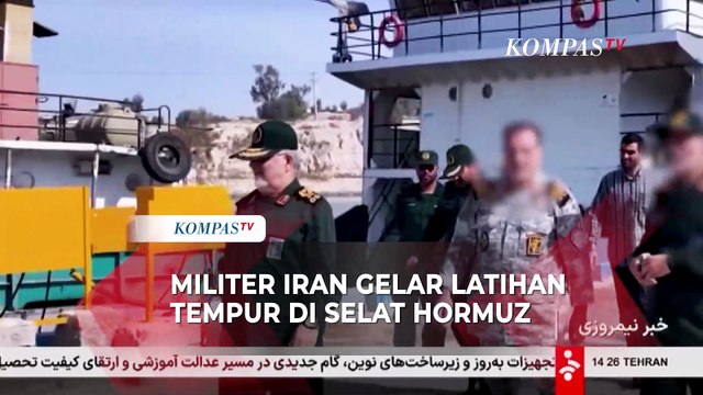 Siaga! Di Tengah Ketegangan AS-Iran, IRGC Gelar Latihan Militer di Selat Hormuz