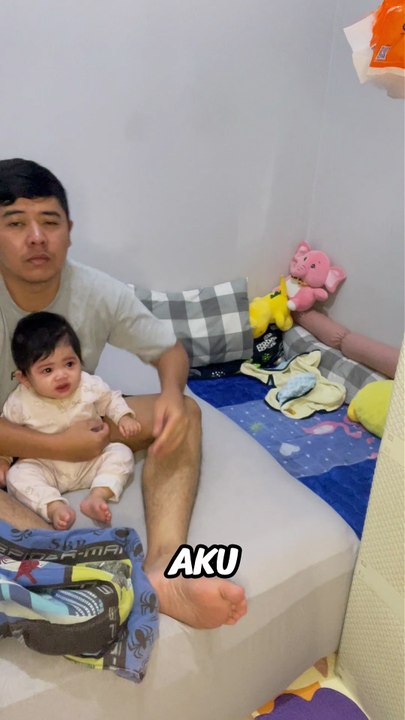 Hari pertama aku mulai belajar jadi ayah yang hadir 🤍 - Ayah Jaga Anak