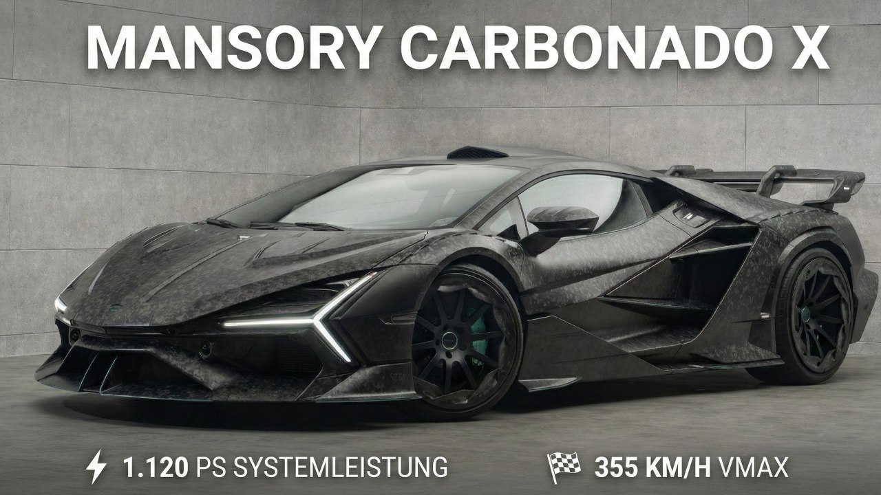 2026 MANSORY Carbonado X | Extremster Revuelto aller Zeiten