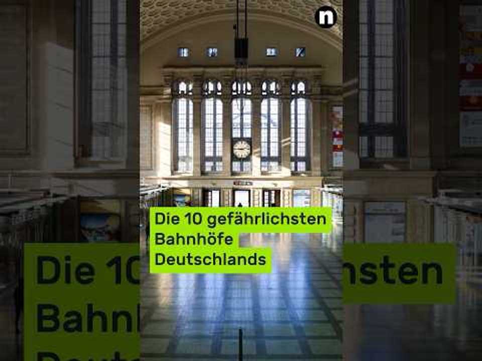 Anzahl der Gewaltdelikte steigt: Die 10 gefährlichsten Bahnhöfe Deutschlands