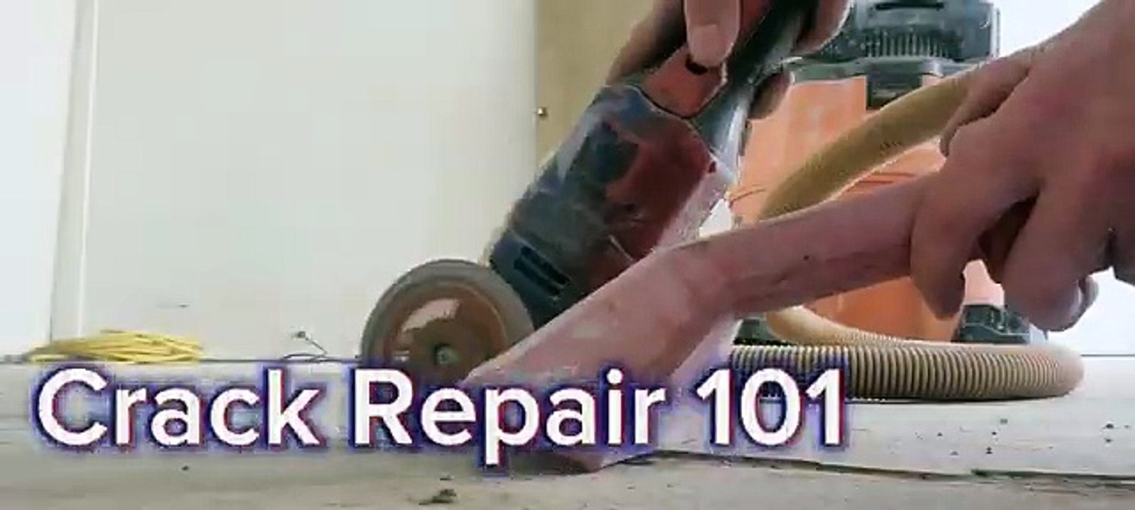 Concrete Crack Repair with SIKA concrete Fix Product - High Standards Concrete