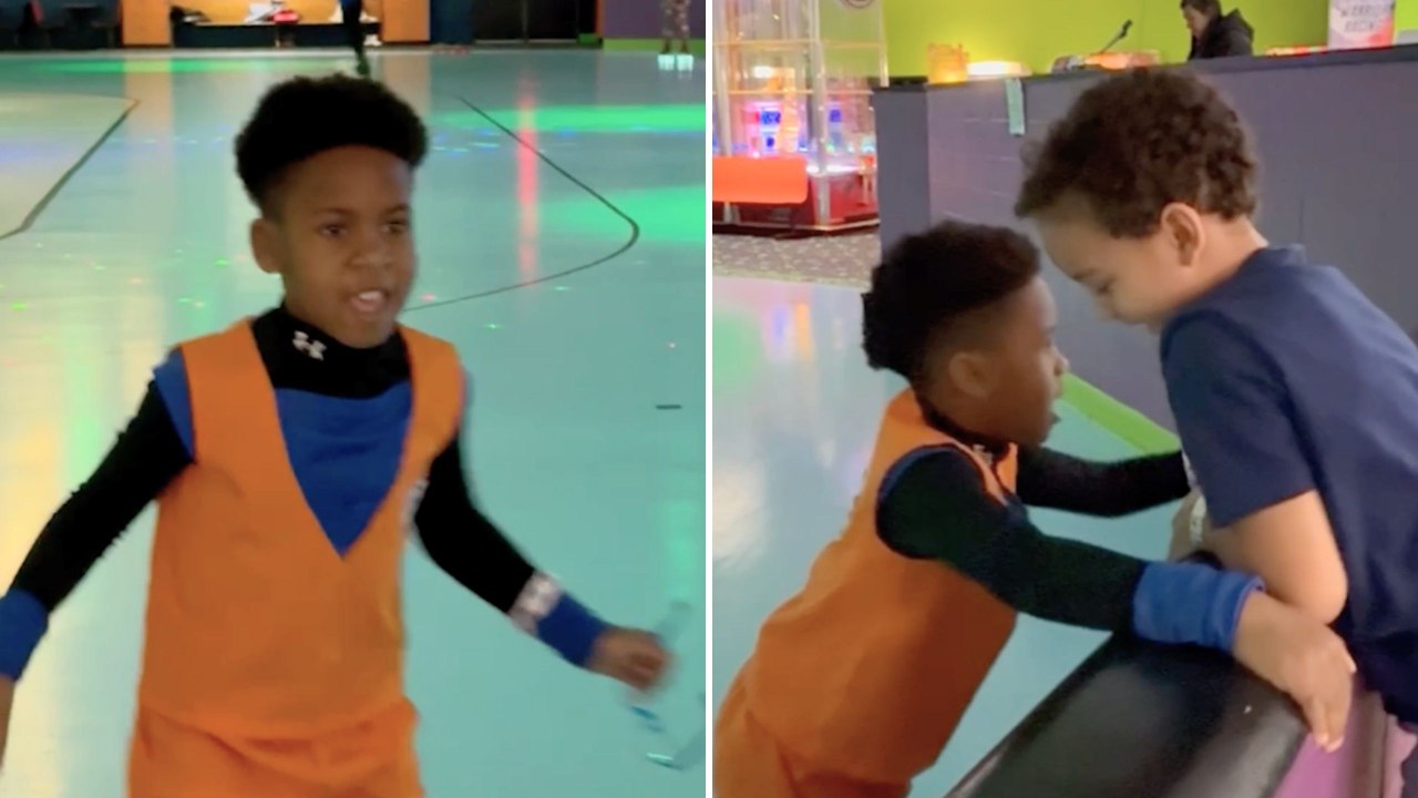 Boy With Autism Lights Up When Classmate Shows Up To Birthday Party | Happily TV