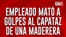 Tremendo: se cansó de los maltratos de su jefe y lo mató a golpes