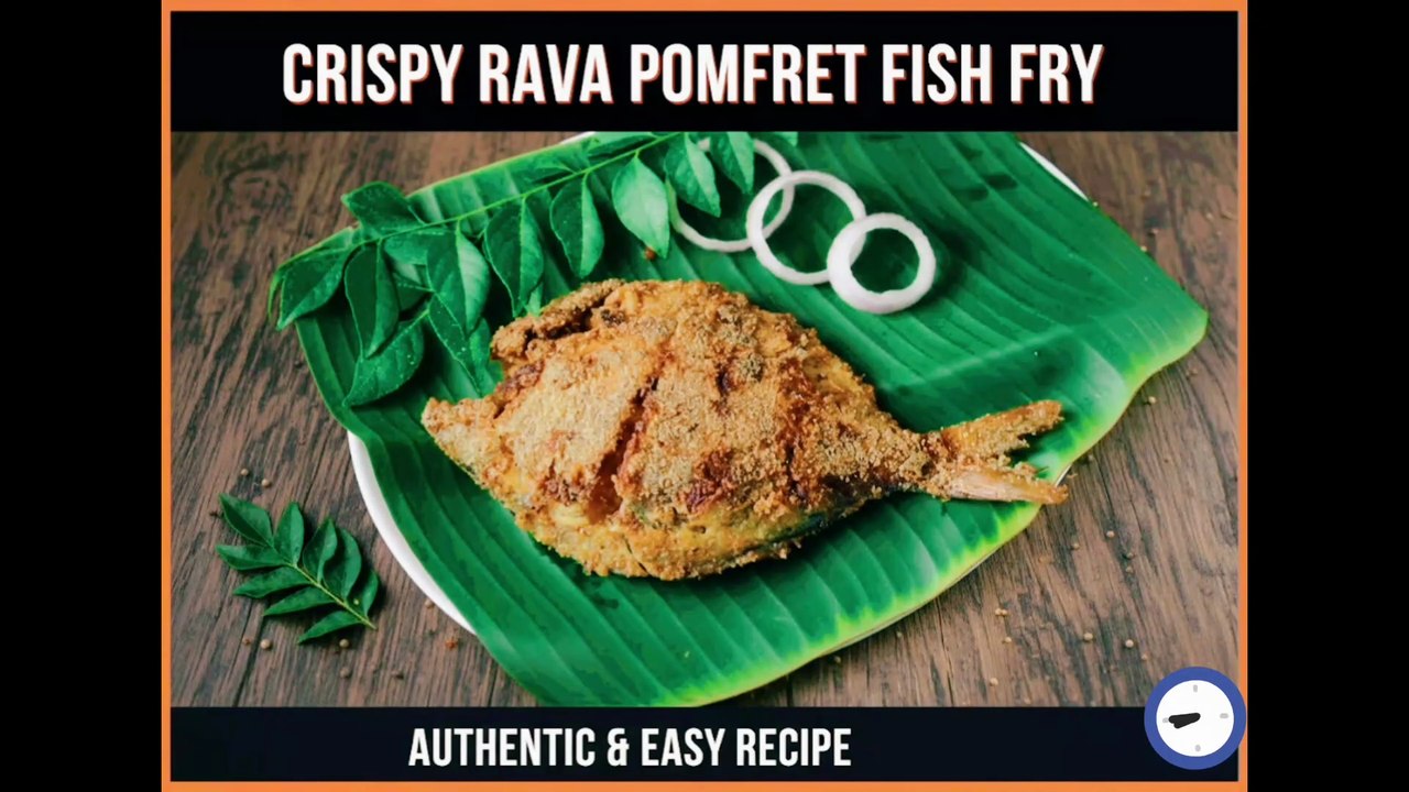 How to Make Crispy Rava Pomfret Fish Fry: Authentic and Easy Recipe ...