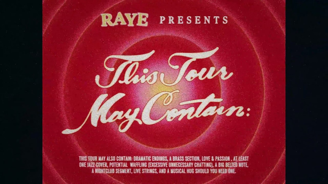 Raye : bande-annonce de sa tournée 2026