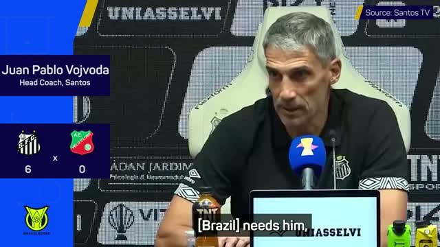 Ancelotti will be happy after 'world-class' Neymar's return, says Santos boss