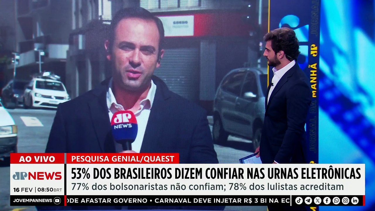 Genial/Quaest: 43% dizem não confiar nas urnas eletrônicas