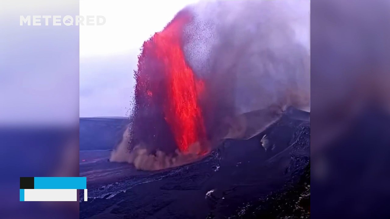 Impressive eruptive process of the Kilauea volcano, Hawaii