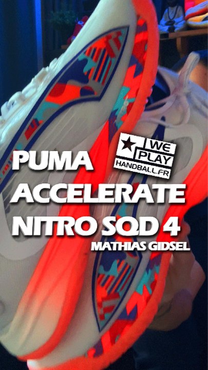 Puma Accelerate Nitro SQD 4 By @gidsel ✨ #Handball #Puma #WeplayHandball #Shoes