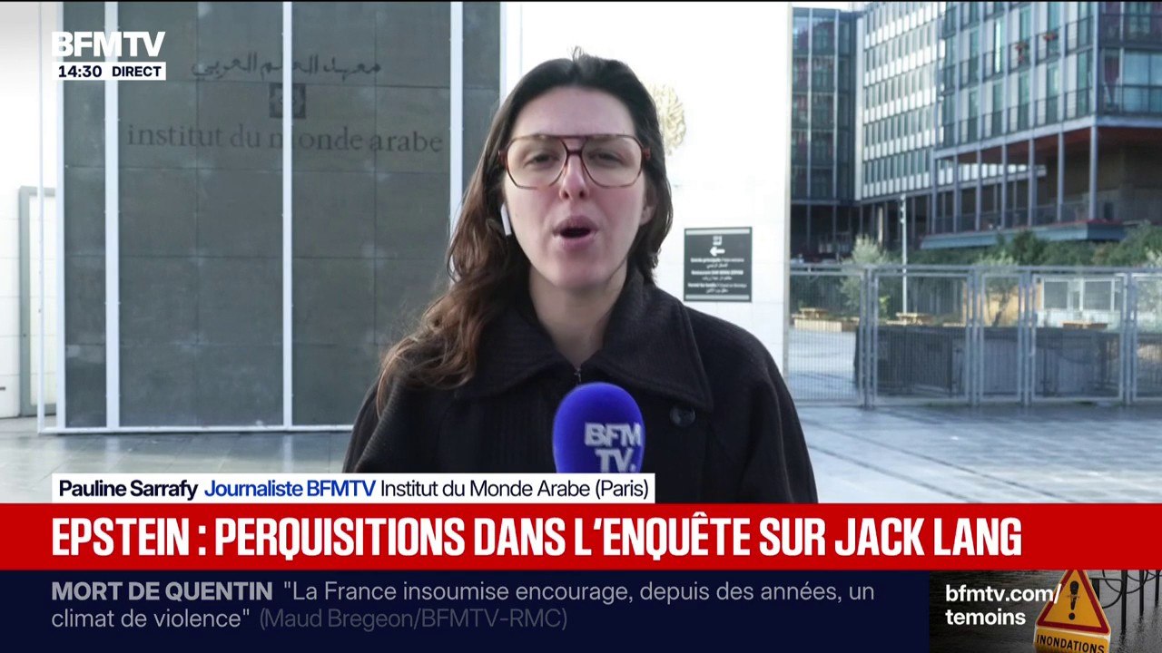 "Je suis totalement serein": des perquisitions toujours en cours à l'Institut du monde arabe dans l'enquête visant Jack Lang