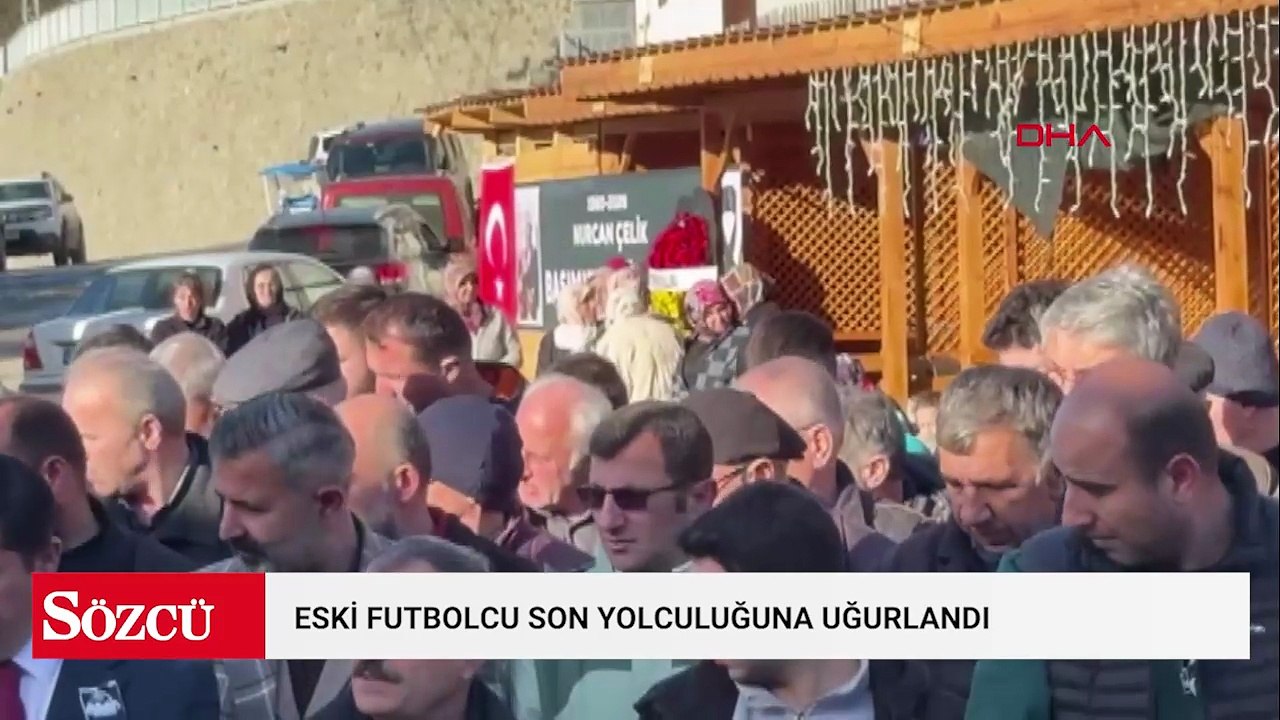 Kansere yenik düşen eski futbolcu, son yolculuğuna uğurlandı