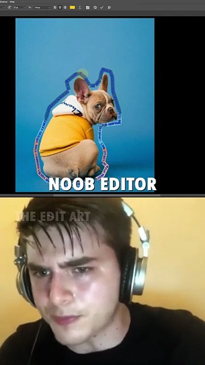 Add Text Around Subject | Photoshop | Noob vs Pro Editor | Tutorial | The Edit Art | Beginner | 2026