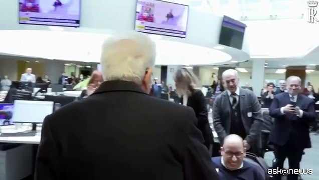 Mattarella in visita a La Stampa: giornali pilastri della democrazia