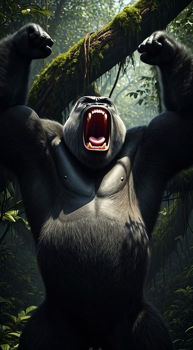 Gorilla #fyp #viral #trending #animals #WildGoat #nature #gorrila