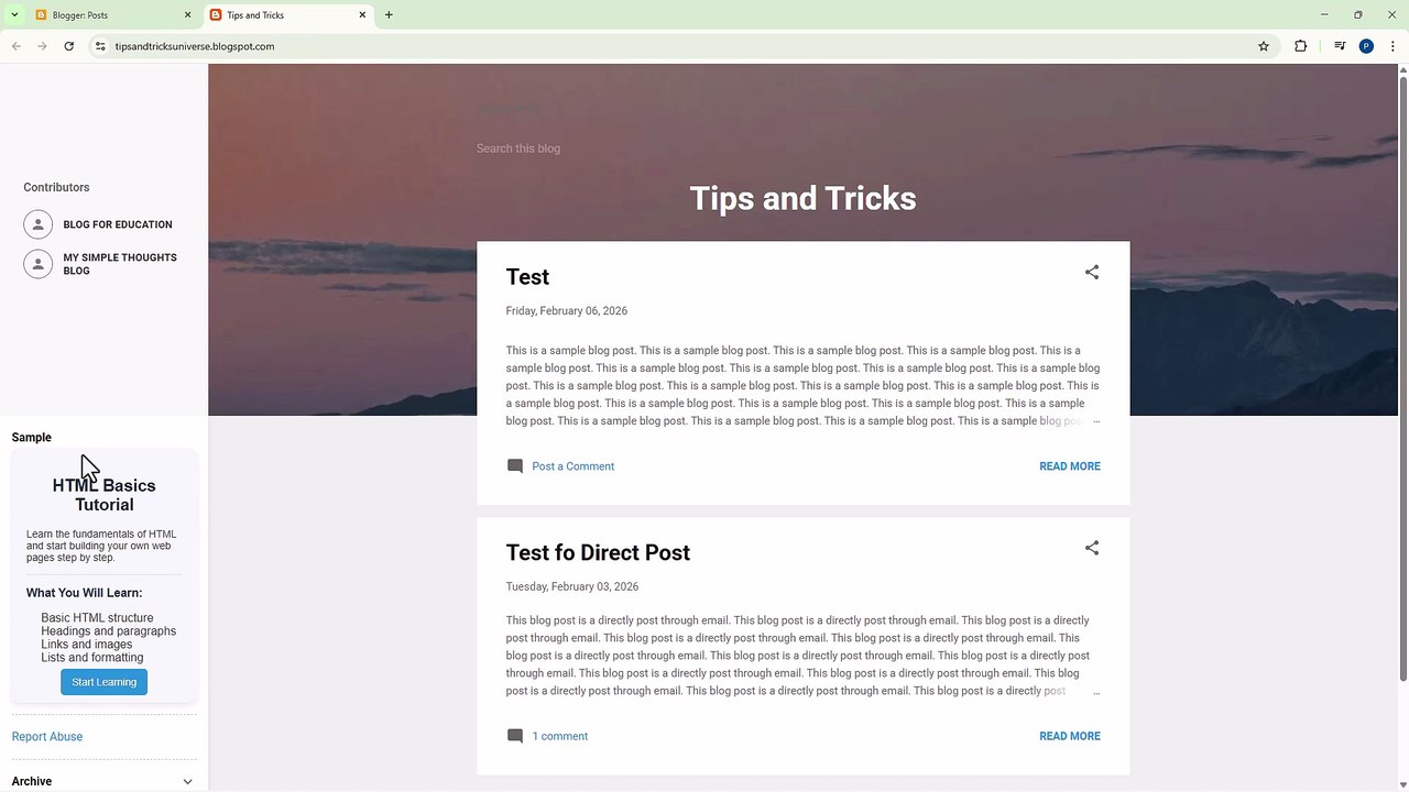 Blogger 54 Image Widget