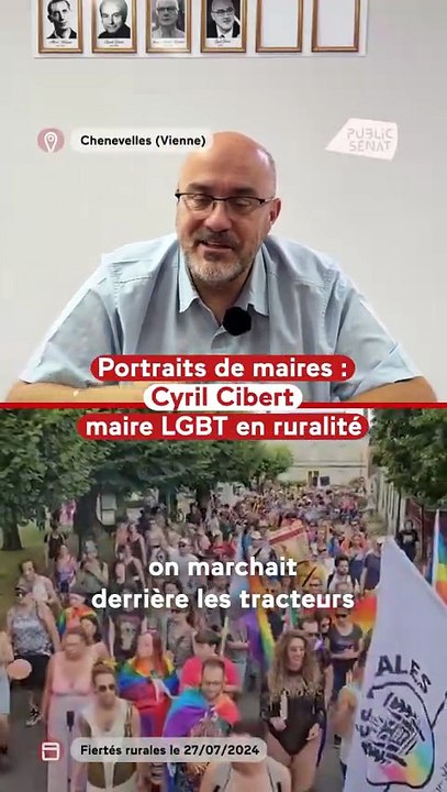 Le portrait de Cyril Cibert, maire de Chenevelles