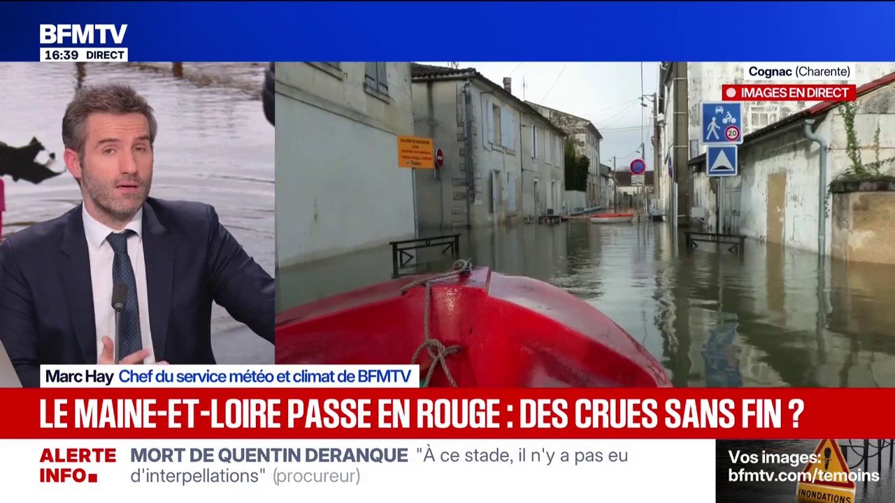 Intempéries/crues: le Maine-et-Loire passe en vigilance rouge