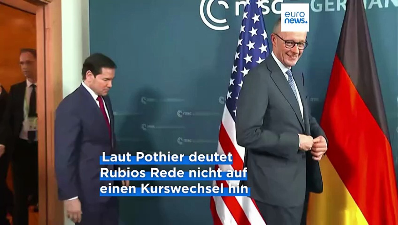 Rubio-rede freundlicher, aber europäer sind "nicht naiv", sagt top-analyst auf euronews